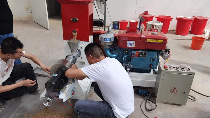 locally made growfin fish feed production machine in Nigeria 